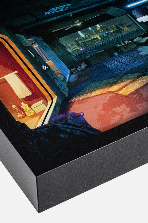 CYBERPUNK EDGERUNNERS DAVID'S APARTMENT SHADOWBOX - Image 10