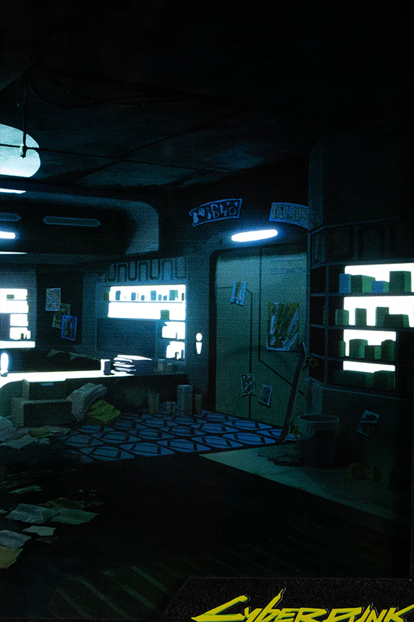 CYBERPUNK EDGERUNNERS DAVID'S APARTMENT SHADOWBOX - Image 14
