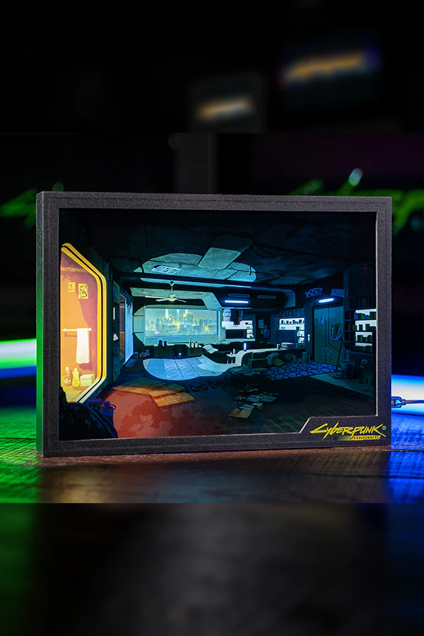 CYBERPUNK EDGERUNNERS DAVID'S APARTMENT SHADOWBOX - Image 4