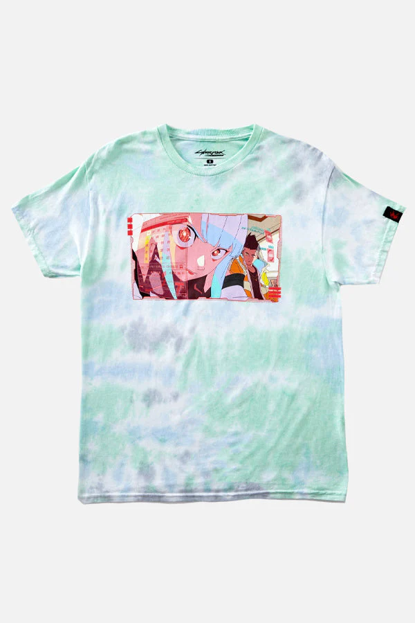 CYBERPUNK EDGERUNNERS TIE-DYE HACK TEE - Image 3