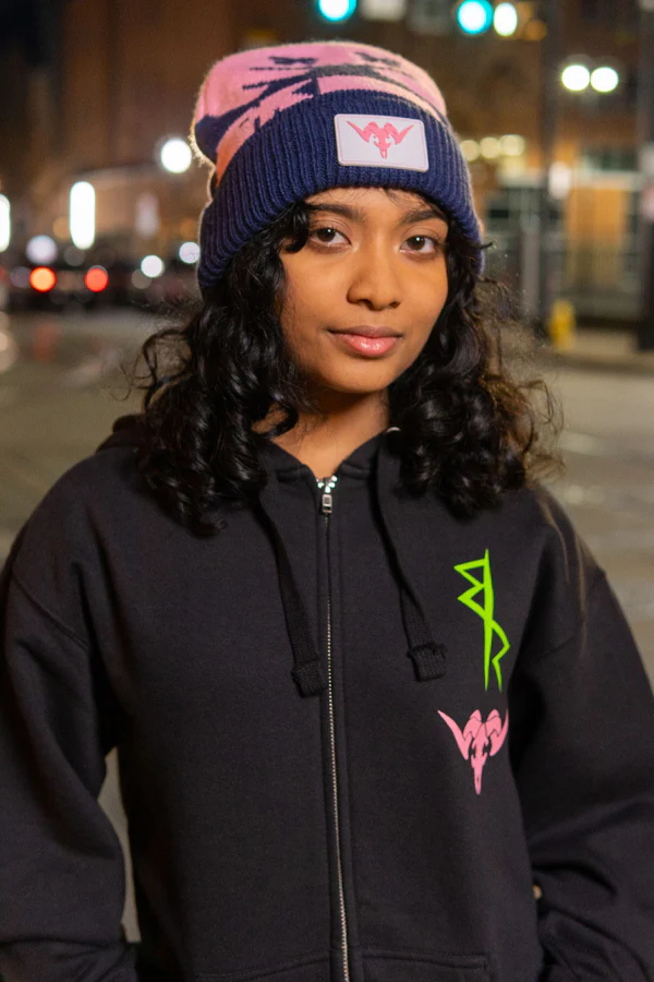 CYBERPUNK EDGERUNNERS REBECCA COLLAGE HOODIE - Image 4