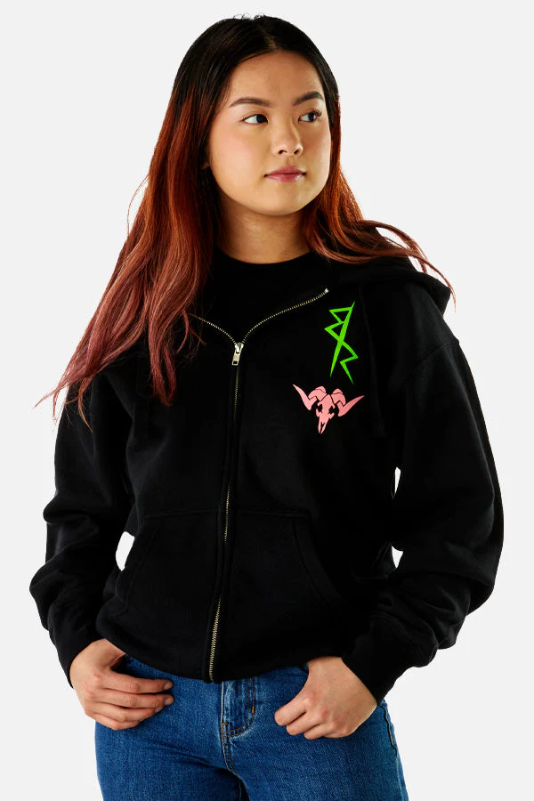 CYBERPUNK EDGERUNNERS REBECCA COLLAGE HOODIE - Image 5