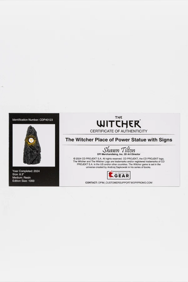 THE WITCHER PLACE OF POWER STATUE WITH SIGNS - Image 10