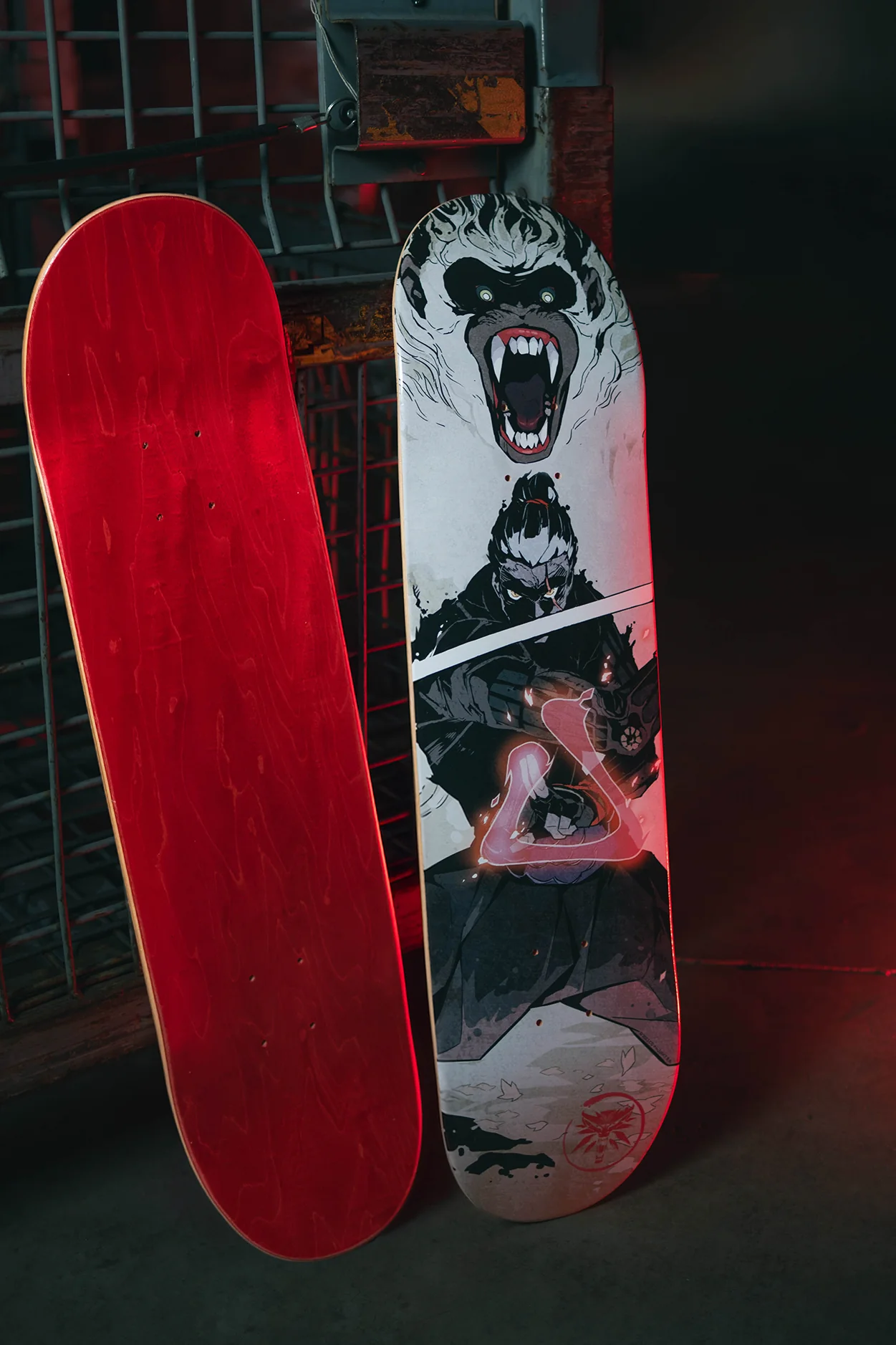 THE WITCHER RONIN TERU COVER SKATE DECK - Image 3